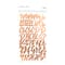 Rose Gold Handwritten Alphabet Stickers by Recollections™